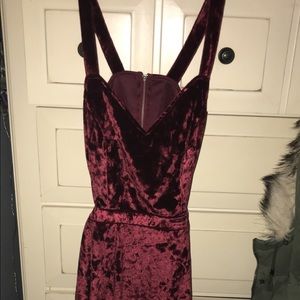 Velvet homecoming/sadies dress